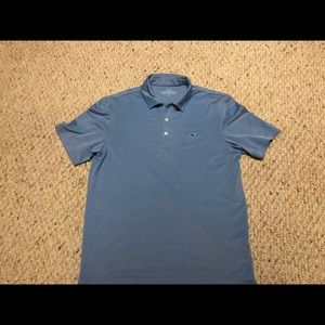 Mens M Vineyard Vines Blue Whale Polo Golf Shirt